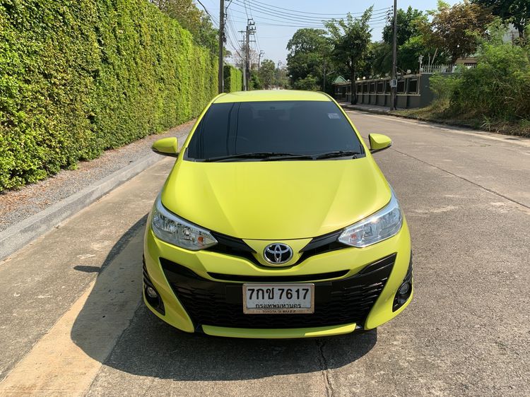 Toyota Yaris 2018 1.2 E Sedan เบนซิน ไม่ติดแก๊ส เกียร์อัตโนมัติ เขียว รูปที่ 2