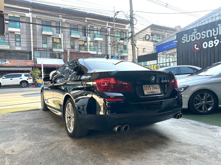 BMW Series 5 2015 525d Sedan ดีเซล ไม่ติดแก๊ส เกียร์อัตโนมัติ ดำ รูปที่ 3