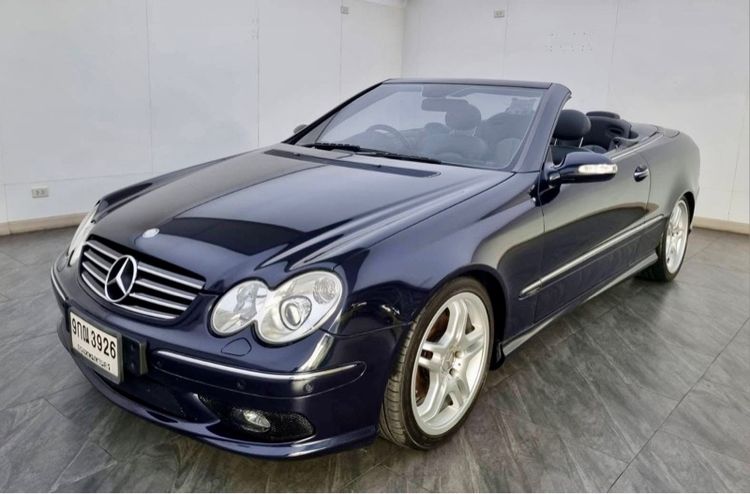 Mercedes-Benz CLK-Class 2004 CLK200 Kompressor Sedan เบนซิน เกียร์อัตโนมัติ น้ำเงิน รูปที่ 3
