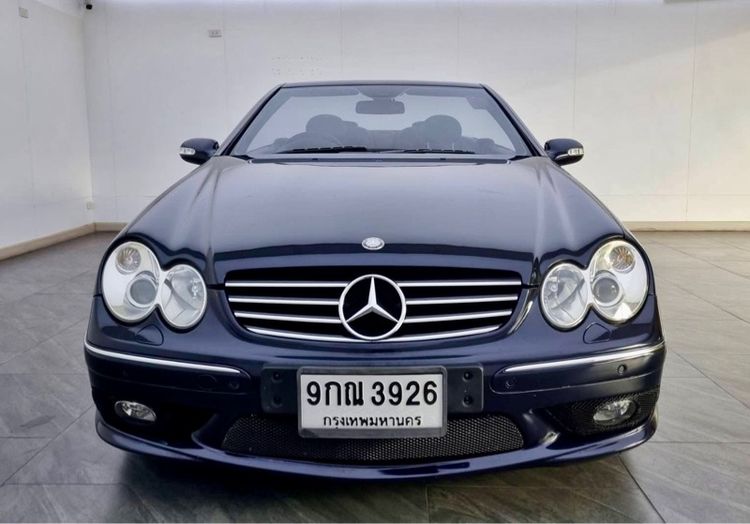 รถ Mercedes-Benz CLK-Class CLK200 Kompressor สี น้ำเงิน
