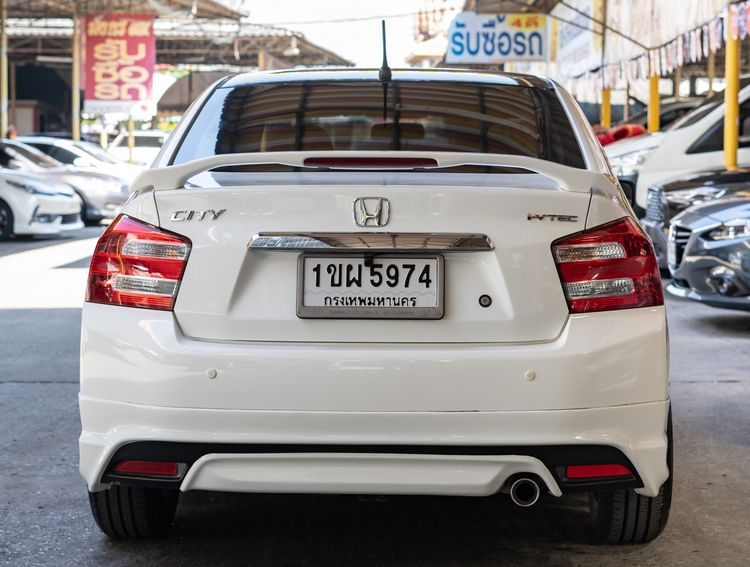 Honda City 2013 1.5 S i-VTEC Sedan เบนซิน ไม่ติดแก๊ส เกียร์อัตโนมัติ ขาว รูปที่ 4