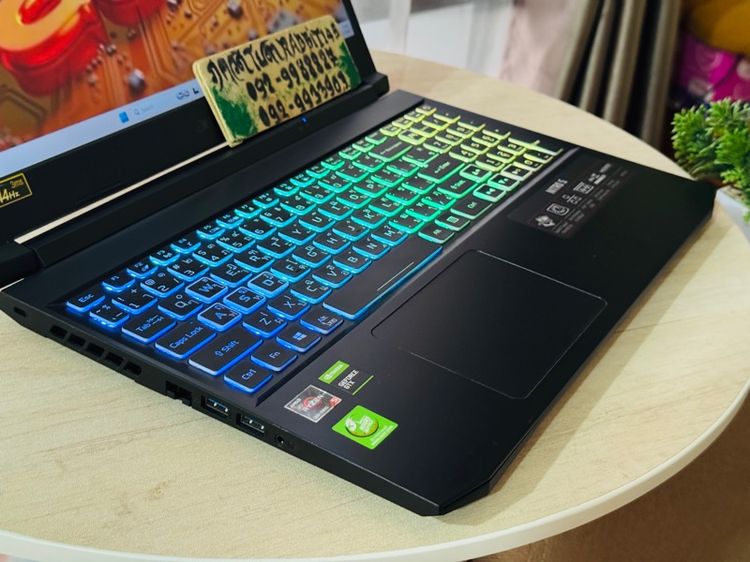 Acer Nitro Gaming Ryzen5 Series5 การ์ดจอแยก Nvidia GTX1650 ,Ram 8G , M.2 Pcle 512G จอ15.6" 144Hz คีย์บอร์ดไฟ RGB  รูปที่ 6