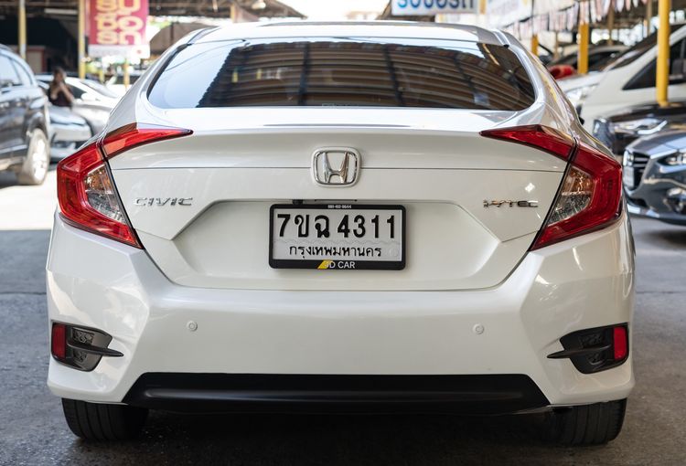 Honda Civic 2017 1.8 EL i-VTEC Sedan เบนซิน ไม่ติดแก๊ส เกียร์อัตโนมัติ ขาว รูปที่ 4