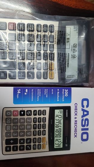 ขาย casio DJ-240Dpluse เครื่องคิดเลขตั้งโต๊ะ ยังไม่ใช้งาน ใหม่