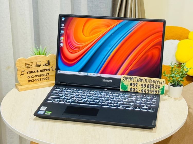 Legion Gaming Core i7 Gen 9 การ์ดจอแยก Nvidia GTX1650 ,Ram 8G , M.2 Pcle 256G  HDD 1TB จอ15.6" Full HD คีย์บอร์ดมีไฟ สตรีมเกม ตัดต่อวีดีโอ   รูปที่ 2