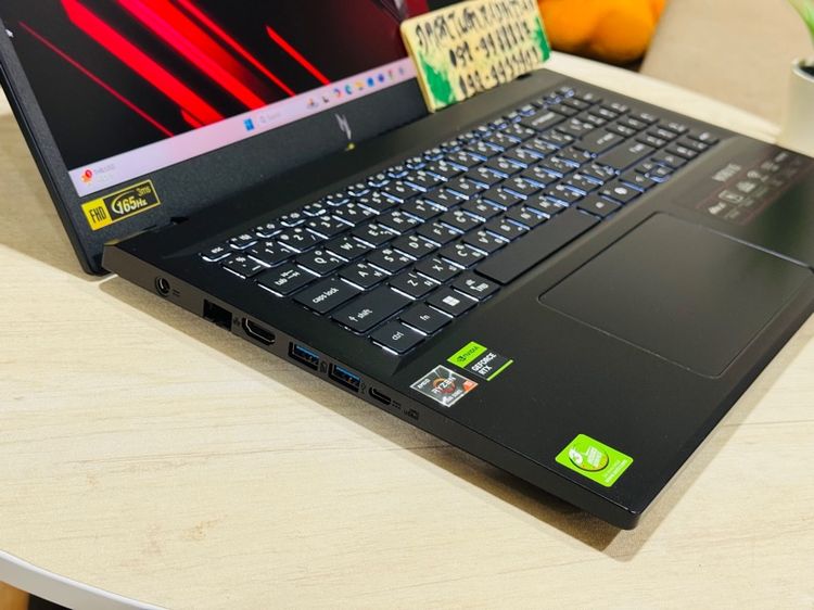 Acer Nitro5 Gaming Ryzen5 Series7 การ์ดจอแยก Nvidia RTX2050 ,Ram 16G , M.2 Pcle 512G จอ15.6" Full HD 165Hz  ประกันศูนย์ Onsite2027  รูปที่ 7