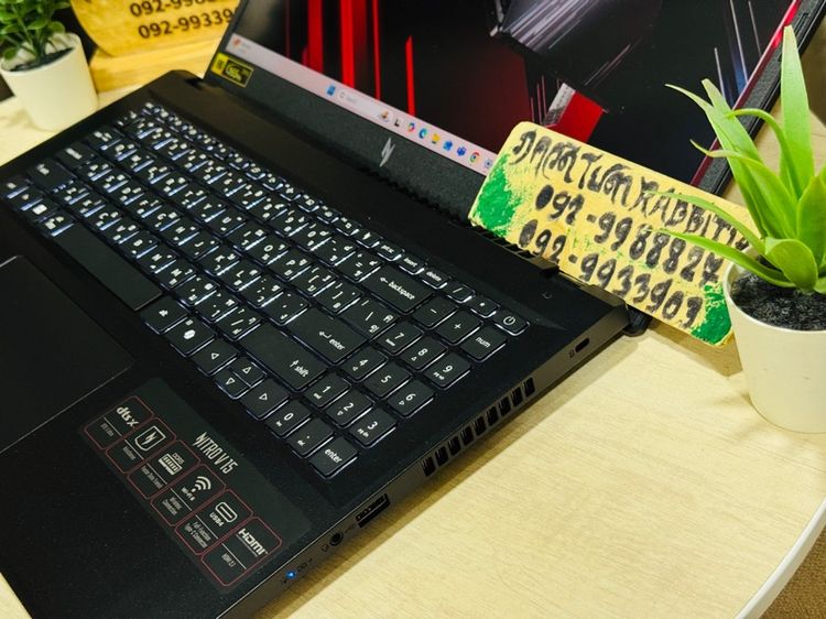 Acer Nitro5 Gaming Ryzen5 Series7 การ์ดจอแยก Nvidia RTX2050 ,Ram 16G , M.2 Pcle 512G จอ15.6" Full HD 165Hz  ประกันศูนย์ Onsite2027  รูปที่ 3