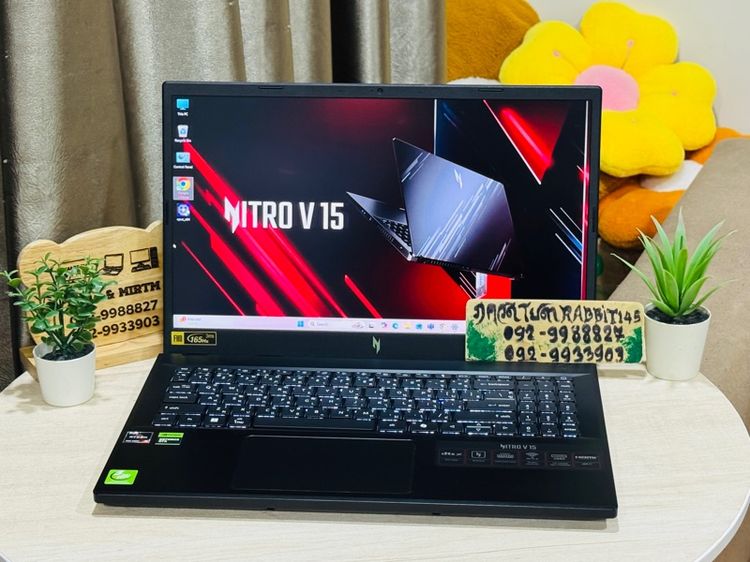 Acer Nitro5 Gaming Ryzen5 Series7 การ์ดจอแยก Nvidia RTX2050 ,Ram 16G , M.2 Pcle 512G จอ15.6" Full HD 165Hz  ประกันศูนย์ Onsite2027  รูปที่ 2