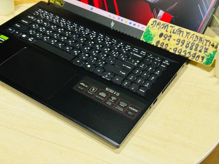 Acer Nitro5 Gaming Ryzen5 Series7 การ์ดจอแยก Nvidia RTX2050 ,Ram 16G , M.2 Pcle 512G จอ15.6" Full HD 165Hz  ประกันศูนย์ Onsite2027  รูปที่ 5
