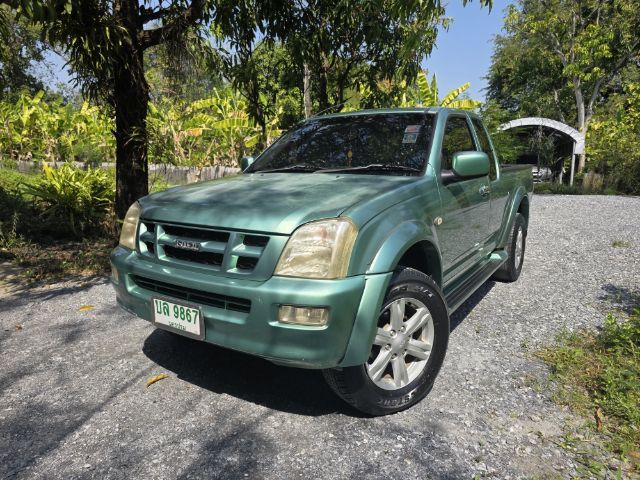 Isuzu D-MAX 2004 3.0 Hi-Lander Pickup ดีเซล ไม่ติดแก๊ส เกียร์ธรรมดา เขียว รูปที่ 2