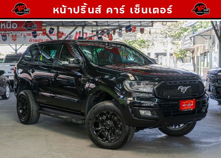 Ford Everest 2022 2.0 Titanium Sport Utility-car ดีเซล ไม่ติดแก๊ส เกียร์อัตโนมัติ ดำ รูปที่ 3