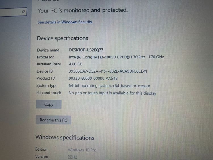 ASPIRE E15 จอ 15.6 สภาพสวย  สเป็กดี ดูหนังฟังเพลง พิมพ์งาน ราคาถูกใจ รูปที่ 3