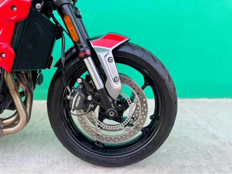 Triumph Trident 660 ปี21 สีเทา แดงวิ่ง5,000 รถมือเดียว  รูปที่ 7