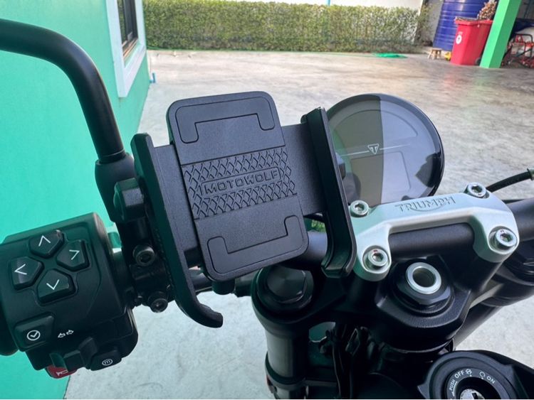 Triumph Trident 660 ปี21 สีเทา แดงวิ่ง5,000 รถมือเดียว  รูปที่ 12