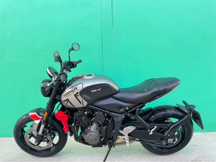 Triumph Trident 660 ปี21 สีเทา แดงวิ่ง5,000 รถมือเดียว  รูปที่ 16