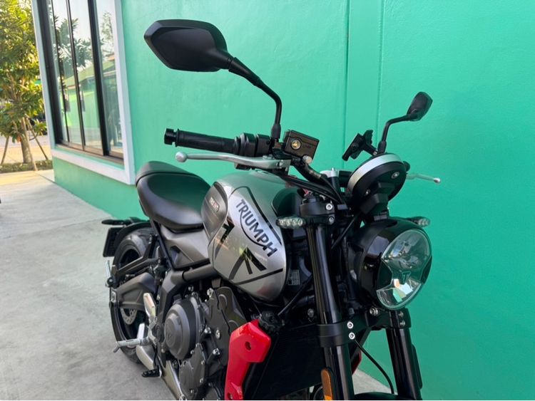 Triumph Trident 660 ปี21 สีเทา แดงวิ่ง5,000 รถมือเดียว  รูปที่ 15