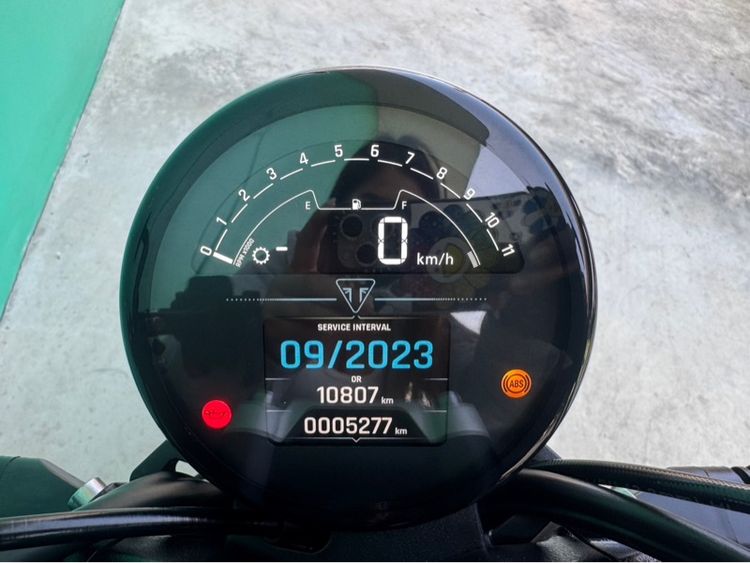 Triumph Trident 660 ปี21 สีเทา แดงวิ่ง5,000 รถมือเดียว  รูปที่ 13