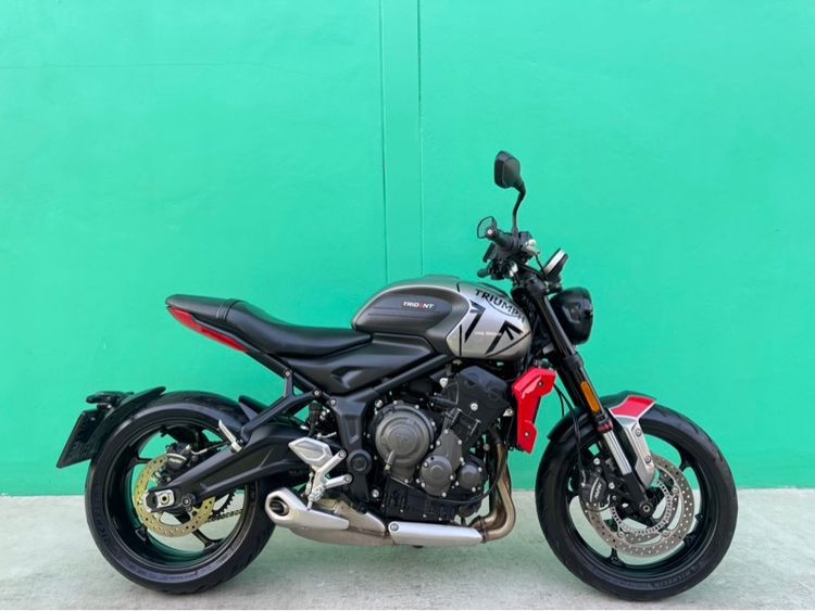 Triumph Trident 660 ปี21 สีเทา แดงวิ่ง5,000 รถมือเดียว 