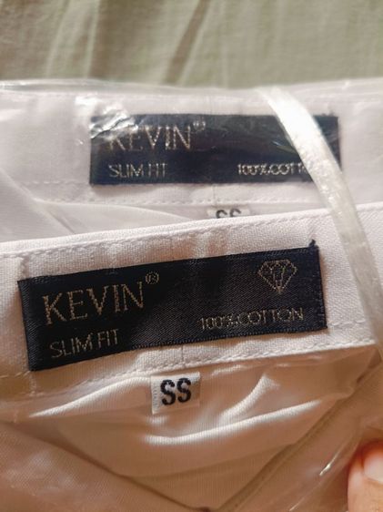 เสื้อเชิ้ตสีขาวแขนสั้น Slim Fit คอตตอน100เปอร์เซ็นทรงสุภาพ