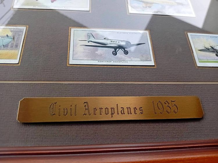 Civil Aeroplanes 1935 John Player - Sons Cigarette Card Set รูปที่ 3