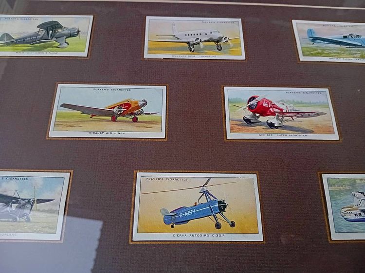 Civil Aeroplanes 1935 John Player - Sons Cigarette Card Set รูปที่ 13