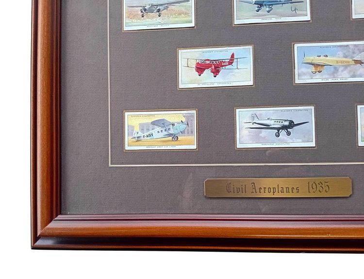 Civil Aeroplanes 1935 John Player - Sons Cigarette Card Set รูปที่ 4