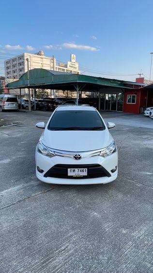 Toyota Vios 2016 1.5 Exclusive Sedan เบนซิน ไม่ติดแก๊ส เกียร์อัตโนมัติ ขาว รูปที่ 2