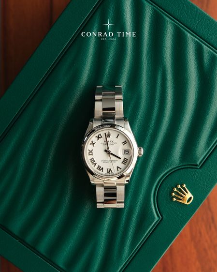 Rolex Datejust 278240 White Roman Dial Oyster Steel 2023 31mm. Fullset  รูปที่ 4