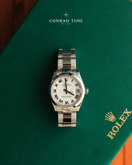 Rolex Datejust 278240 White Roman Dial Oyster Steel 2023 31mm. Fullset  รูปที่ 2