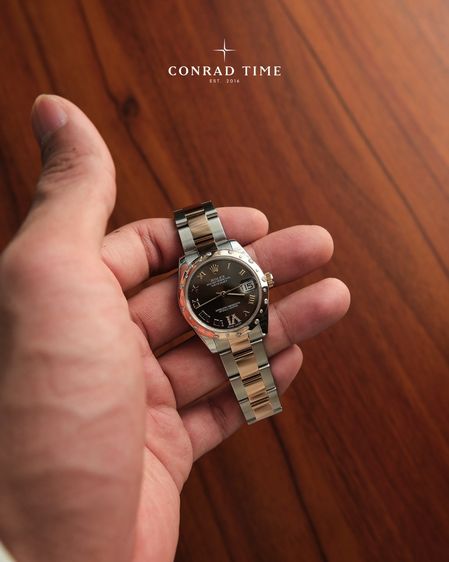 Rolex Datejust 178341 Chocolate dial Two-Tone Oyster 2017 31mm. Fullset  รูปที่ 3