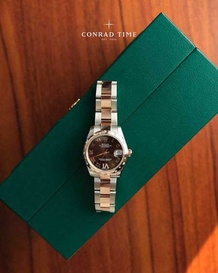 Rolex Datejust 178341 Chocolate dial Two-Tone Oyster 2017 31mm. Fullset  รูปที่ 2