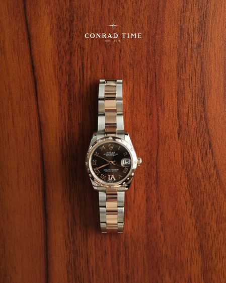 Rolex Datejust 178341 Chocolate dial Two-Tone Oyster 2017 31mm. Fullset 