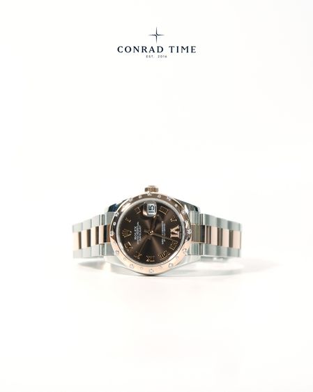 Rolex Datejust 178341 Chocolate dial Two-Tone Oyster 2017 31mm. Fullset  รูปที่ 4