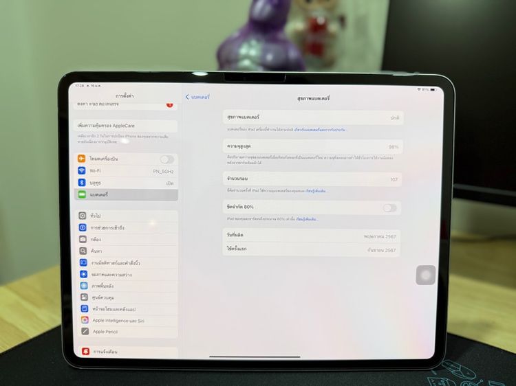 IPad Pro M4 13 นิ้ว WiFi 256 Gb. สี silver   รูปที่ 8