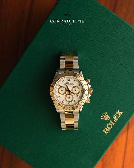 Rolex Daytona 116523 White Dial Yellow Gold Two-Tone Oyster 2014 40mm. Fullset  รูปที่ 3