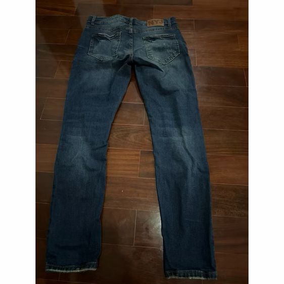กางเกงยีนส์ Niyom jeans ทรง skinny size S เอว 25-26 (ยืดได้ 27) มือ 2 ใส่ 2 ครั้ง รูปที่ 3