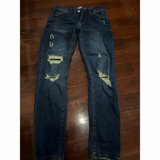 กางเกงยีนส์ Niyom jeans ทรง skinny size S เอว 25-26 (ยืดได้ 27) มือ 2 ใส่ 2 ครั้ง