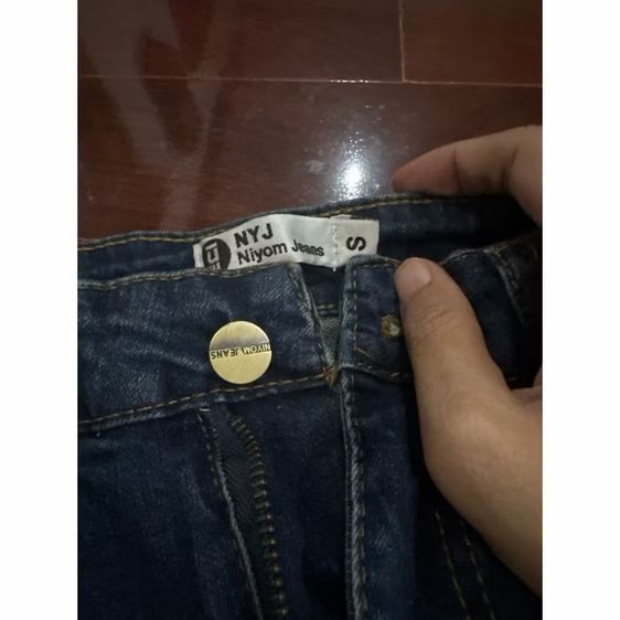 กางเกงยีนส์ Niyom jeans ทรง skinny size S เอว 25-26 (ยืดได้ 27) มือ 2 ใส่ 2 ครั้ง รูปที่ 2