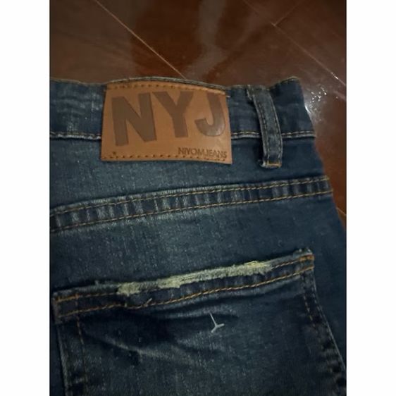 กางเกงยีนส์ Niyom jeans ทรง skinny size S เอว 25-26 (ยืดได้ 27) มือ 2 ใส่ 2 ครั้ง รูปที่ 4