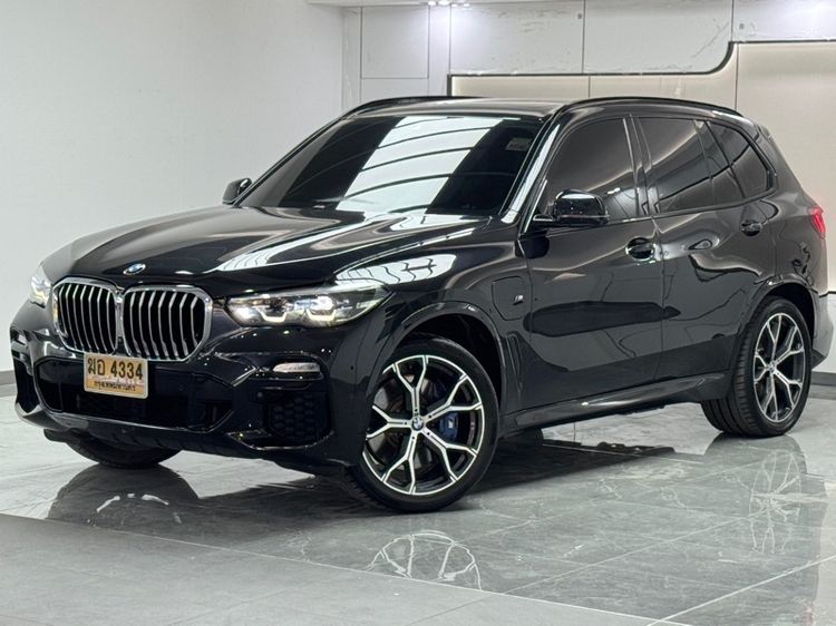 BMW X5 2021 3.0 xDrive45e M Sport 4WD Utility-car ปลั๊กอินไฮบริด (PHEV) เกียร์อัตโนมัติ ดำ