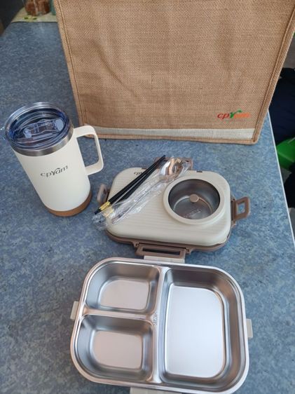 ขายเซตกล่องข้าว แก้วน้ำพรีเมียม CPRAM  รูปที่ 5