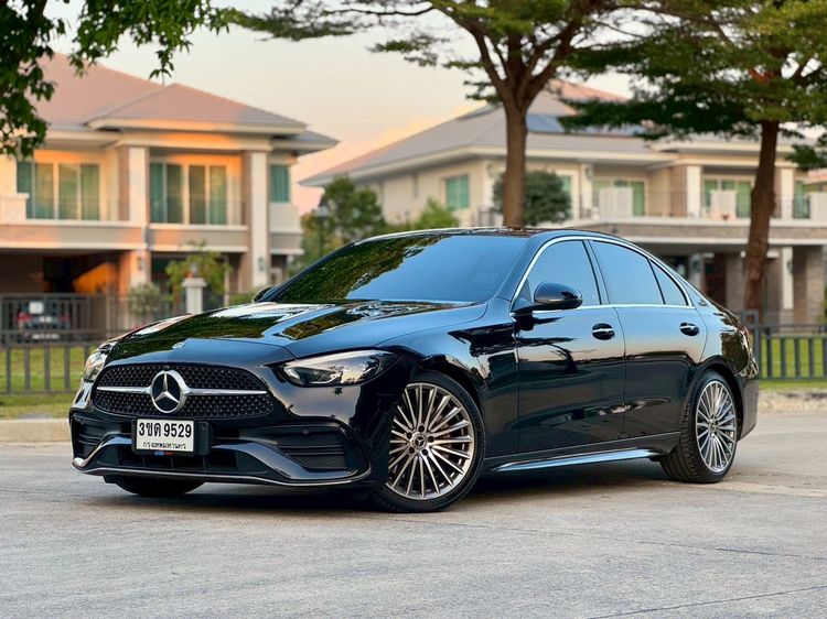 Mercedes-Benz C-Class 2022 C220 Sedan ดีเซล ไม่ติดแก๊ส เกียร์อัตโนมัติ ดำ