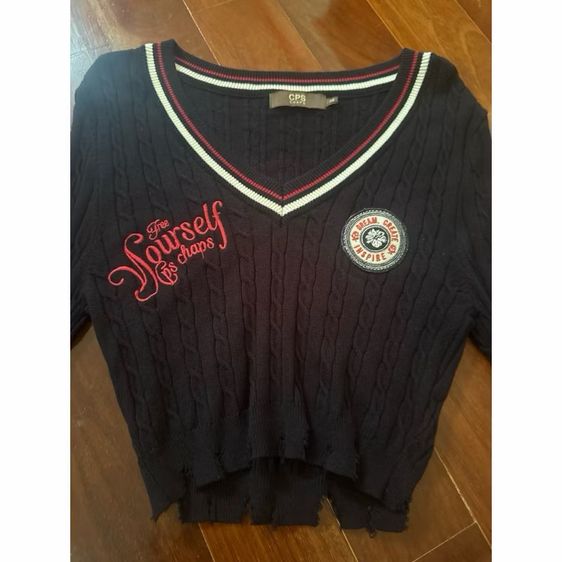 ส่งต่อเสื้อแขนยาวคาร์ดิแกนเข้ารูป cps chaps ไซส์ xs ใส่ครั้งเดียว เก็บตู้ยาวๆ คอลเล็คชั่นปลายปี 2024 รูปที่ 2