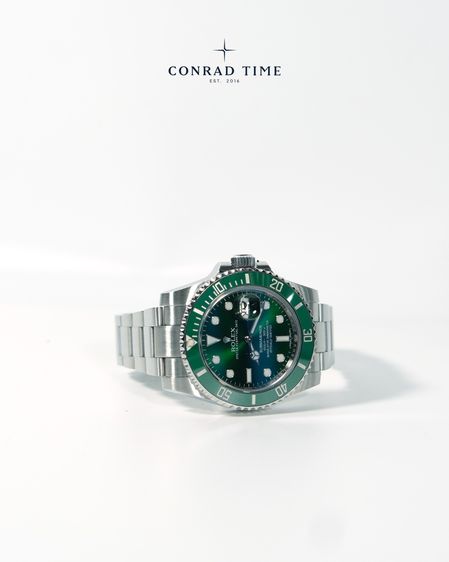 Rolex Submariner 116610LV 'Hulk  Green Dial Oyster Steel 2016 40mm. Fullset  รูปที่ 6