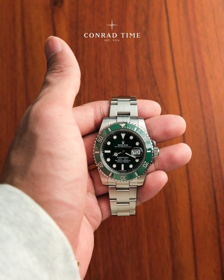 Rolex Submariner 116610LV 'Hulk  Green Dial Oyster Steel 2016 40mm. Fullset  รูปที่ 3