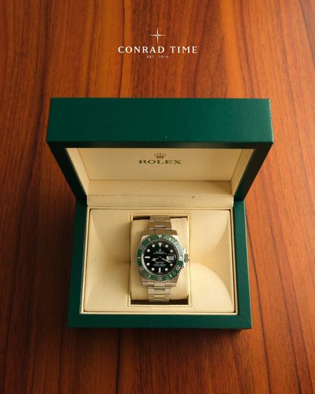 Rolex Submariner 116610LV 'Hulk  Green Dial Oyster Steel 2016 40mm. Fullset  รูปที่ 4