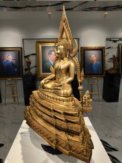 พระพุทธรูป พระพุทธชินราช ฐานสูง หน้าตัก 9 นิ้ว วัดพระศรีรัตนมหาธาตุวรมหาวิหาร จ.พิษณุโลก จัดสร้าง ปี พ.ศ.2539 รูปที่ 2