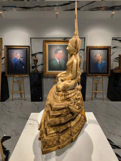 พระพุทธรูป พระพุทธชินราช ฐานสูง หน้าตัก 9 นิ้ว วัดพระศรีรัตนมหาธาตุวรมหาวิหาร จ.พิษณุโลก จัดสร้าง ปี พ.ศ.2539 รูปที่ 3