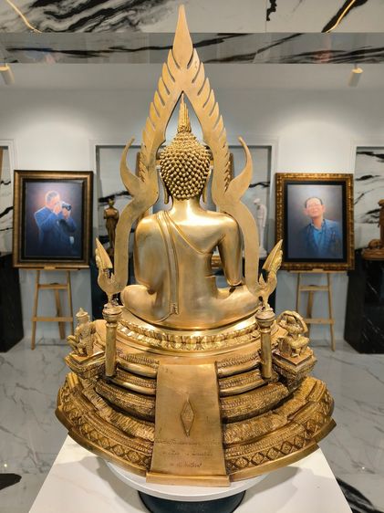 พระพุทธรูป พระพุทธชินราช ฐานสูง หน้าตัก 9 นิ้ว วัดพระศรีรัตนมหาธาตุวรมหาวิหาร จ.พิษณุโลก จัดสร้าง ปี พ.ศ.2539 รูปที่ 4