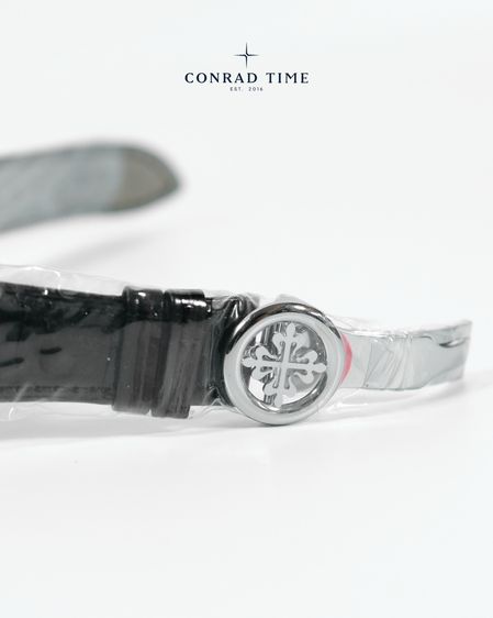 New Patek Calatrava 6006G-001 Black sunburst dial Black leather strap 2018 39mm. Fullset  รูปที่ 9